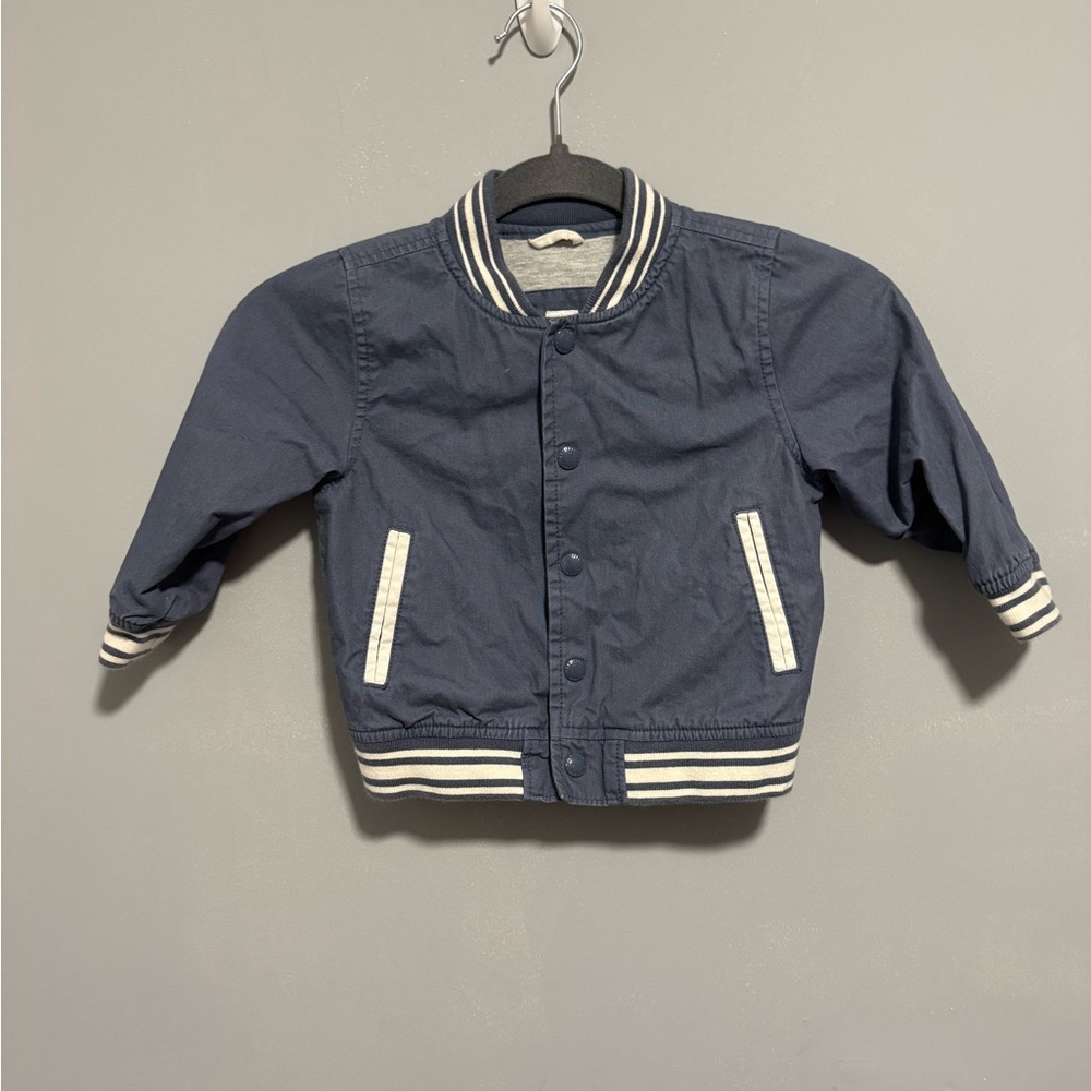Baby GAP Blue and White Jacket- Size 2 years